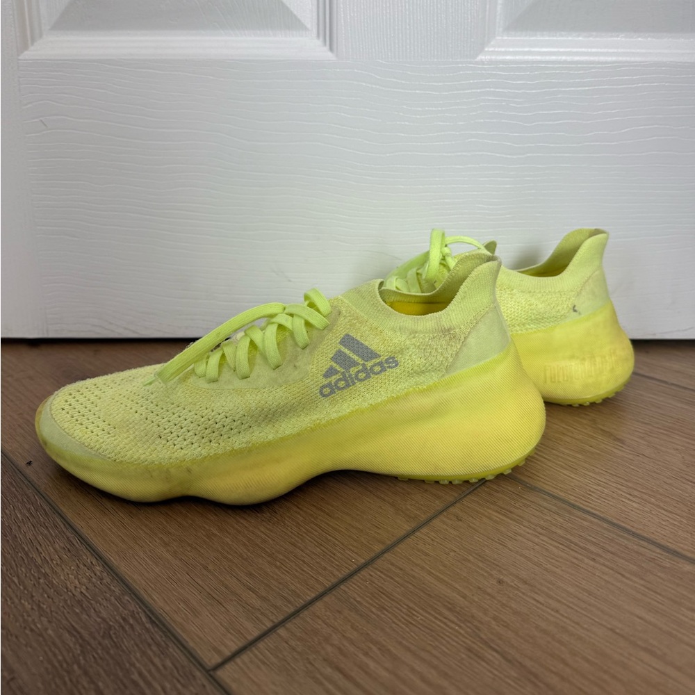 adidas Neon Yellow Athletic Running Shoes